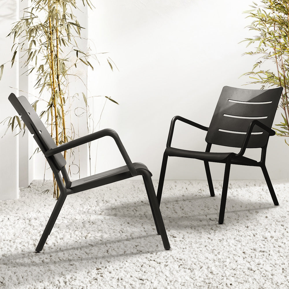Sillón Outo Lounge Chair Negro